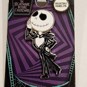 Disney Monogram Nightmare Before Christmas Jack Skellington Enamel Pin NEW